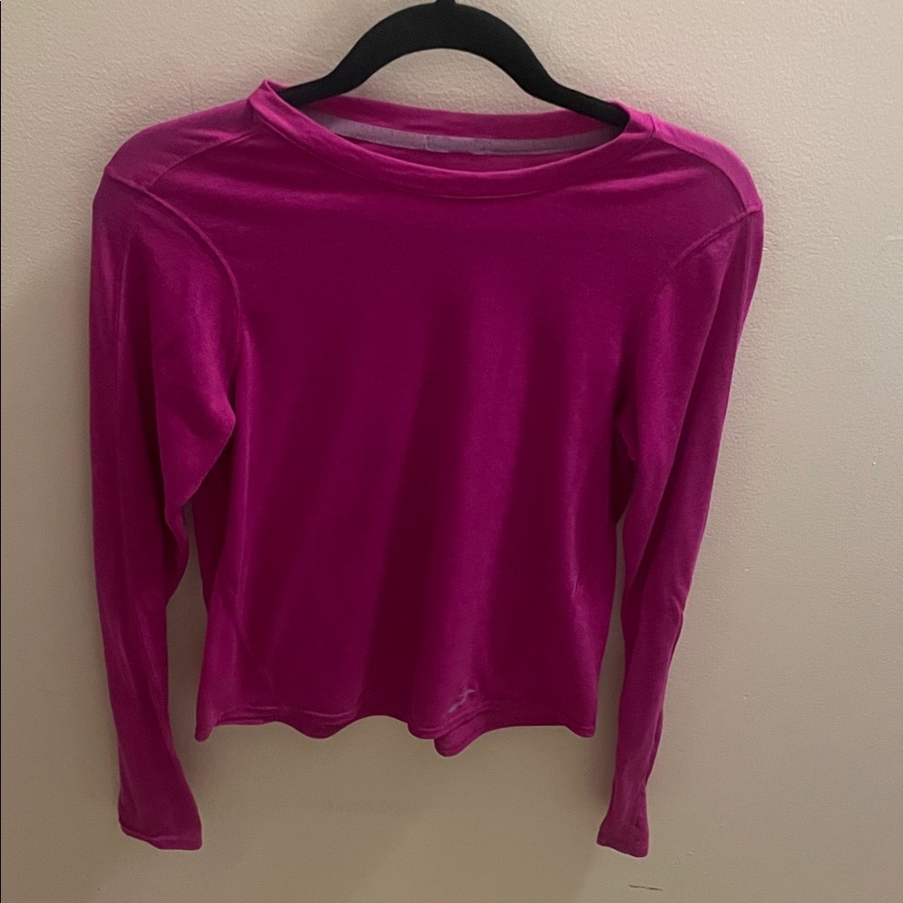 Women's Brooks Pink Long Sleeve Athletic Top